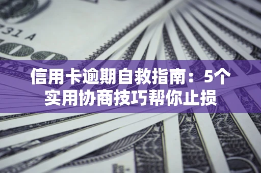 济南信用卡逾期自救指南：5个实用协商技巧帮你止损