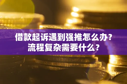 济南借款起诉遇到强推怎么办？流程复杂需要什么？