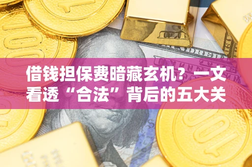 济南借钱担保费暗藏玄机？一文看透“合法”背后的五大关键陷阱
